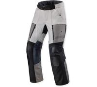 Revit Sand 5 H2O Pantalon textile de moto imperméable, noir-argent, taille 3XL pour homme