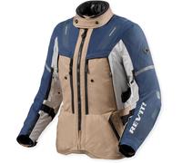 Revit Sand 5 H2O, veste textile imperméable pour femmes 38 Beige/Bleu Beige/Bleu