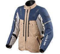 Revit Sand 5 H2O, veste textile imperméable XXL Beige/Bleu Beige/Bleu