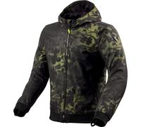 Revit Saros, veste en textile L Noir/Vert Foncé Noir/Vert Foncé