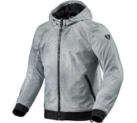 Revit Saros WB Blouson textile de moto, Gris clair/gris foncé/noir, Taille XXL