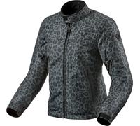 Revit Shade H2O Leopard, veste textile imperméable pour femme XL Noir/Gris Foncé Noir/Gris Foncé