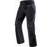 Revit Stratum GTX pantalon textile de moto imperméable, noir/gris, Taille M court