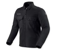 REV'IT! Surchemise de moto Tracer Air 3 Heritage pour homme (noir - L)