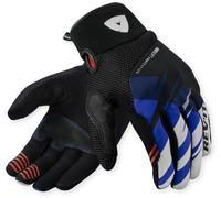 Revit Surge Gants de moto, noir/bleu, Taille 2XL