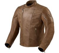 Revit Surgent Veste en cuir de moto, Marron, Taille 50