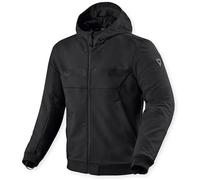 Revit Parabolica 2 Sweat à capuche zippé de moto, noir, taille 4XL pour homme
