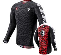 Revit Thirteen Pol Tarrés, maillot XS Noir/Gris Foncé/Rouge Noir/Gris Foncé/Rouge