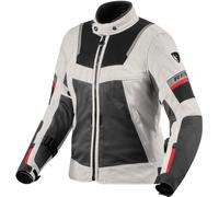 Revit Tornado 4 H2O imperméable à l’eau dames moto textile veste, argent/noir, Taille 34
