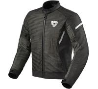 Revit Torque 2 H2O Veste textile de moto, noir-blanc, taille M pour homme