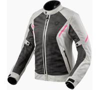 Revit Torque 2 Veste textile de moto pour dames, gris-rose, taille 36 pour femmes