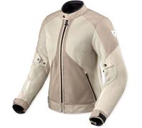 Revit Torque 3 H2O, veste textile imperméable pour femmes 36 Beige/Blanc Beige/Blanc