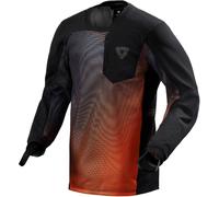Revit Trailblazer Maillot de motocross, noir-rouge, taille XL pour homme