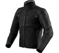 Revit Valve H2O, veste en cuir/textile imperméable 48 Noir Noir