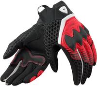 Revit Veloz Gants de moto pour dames, noir/rouge, Taille S