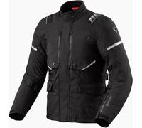 Revit Vertical GTX Veste textile de moto, Noir/Argent, Taille M