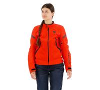 Revit Control Air H2O imperméable à l’eau dames moto textile veste, Rouge/Noir, Taille 40