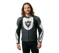 Revit Veste Cuir Perforé Argon 3