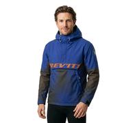Revit Photon Veste textile de moto imperméable, bleu/orange, Taille XXL