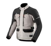 REV'IT! Veste textile Outback 5 H2O – imperméable – Gris clair/Noir Taille M