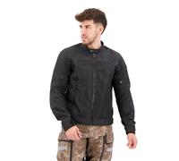 REV'IT! Veste textile Eclipse 2 – tissu mesh été pour moto urbaine – Noir 2XL