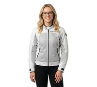 Revit Eclipse 2 Veste textile de moto pour dames, Argent, Taille 40