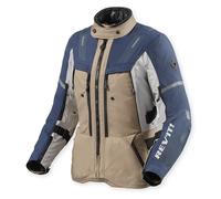 REV'IT! Veste moto textile Sand 5 H2O - Imperméable dames - Bleu-beige Taille 36