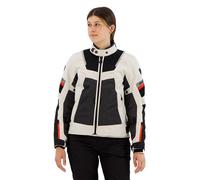 REV'IT! Veste moto textile Tornado 4 H2O imperméable Noir-Argent Taille 36 Femme