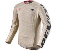 Revit x Pol Tarrés Thirteen Maillot de motocross, beige, taille 2XL pour homme