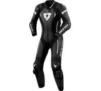 REV'IT! Costume moto Xena 4 en cuir une pièce Dames Noir-Blanc Taille 34