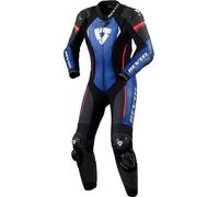 Revit Xena 4, Combinaison en cuir 1pcs. perforée femmes 38 Noir/Bleu/Rouge Noir/Bleu/Rouge