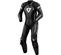 REV'IT! Combinaison moto une pièce Xena 4 Cuir perforé Noir/Blanc Taille 38 Femme