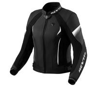 REV'IT! Xena 4 Femmes Veste combi cuir Noir/Blanc 42