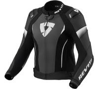 REV'IT! Veste moto cuir Xena 4 Pro femme noir-blanc Taille 44