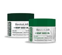 RevitaLAB - Crème de jour au cannabis + crème de nuit à l’huile de graines de chanvre, 2x 50ml (lot)