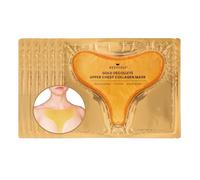 Revitale Gold Décolleté Lot de 6 masques au collagène raffermissant et hydratant pour le cou et le haut de la poitrine pour une peau plus lisse et revitalisée