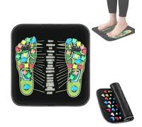 Revitalizing Acupressure Foot Mat, Acupressure Foot Pad Acupoint Mat for Stress Relief, for Long Sitting Elderly and Office Workers (35 * 35cm)