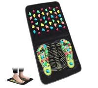 Revitalizing Acupressure Foot Mat, Foot Pressure Point Mat, Reflexology Walk Massager Mats, Reflexology Walk Stone, for Stress Relief, Arch & Heel Pain, Home & Gym Use (70 * 35cm)