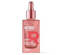 RevitaLux Sérum 2 en 1 au rétinol et aux peptides - Anti-âge, lisse les ridules, traitement des rides, hydratant, soin coréen sans cruauté pour tous types de peau - 2 oz liq.