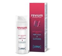 Revium - Crème de nuit anti-rosacée, rougeurs et couperose, pour peaux sujettes aux érythèmes, à la formule concentrée enrichie en molécule 1-MNA et extrait d'algue verte chlorella vulgaris, 50ml