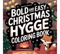 Revive Coloring Books Bold & Easy Christmas Hygge Coloring Book (Poche)