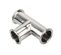 Revive Furniture 1,5 '' 38mm Sanitary Tri Clamp Ferrule 3 Way Tee SS304 Acier inoxydable