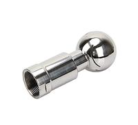 Revive Furniture 3/8 '' 1/2 '' 3/4 '' 1 '' 11/4 '' 11/2 '' 2 '' Femelle SUS 304 Sanitaires en acier inoxydable COIFFER Boule de pulvérisation à bille de nettoyage du réservoir(1-1/2")