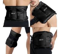 REVIX Grand sac de glace réutilisable pour hanche, genou, épaule, mal de dos, pour blessures, gonflements, ecchymoses, chirurgies, inflammations, 40,6 x 22,9 cm