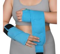 REVIX Lot de 2 Bandages Poignet 60cm, Gel Réutilisable Chaud/Froid pour Canal Carpien, Douleurs Poignet-Avant-bras, Compression Thérapeutique