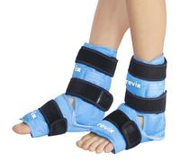 REVIX Lot de 2 compresses de glace pieds et chevilles Inconfort, gel réutilisable Thérapie de compression froide Fasciite plantaire, récupération pieds entraînement