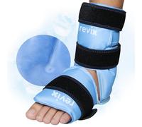 REVIX Poche de glace pour cheville pour blessures, poche de glace pour les pieds avec thérapie par compression à froid, soulagement de la douleur pour le tendon d'Achille