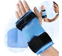REVIX Poche de glace pour poignet pour le canal carpien et soulagement de la douleur de la main, Poche de glace réutilisable pour les blessures