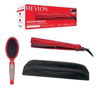 Revlon Coiffure StraightenersSmooth Results Ultra Straight & Smooth Styler Set RVST2176GPE 1x lisseur + 1x brosse démêlante + 1x pochette de rangement 1 Stk.