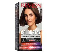 Revlon ColorStay - Coloration Permanente - Coloration Cheveux Longue Tenue - Couvre 100% des cheveux blancs - Jusqu’à 8 semaines - Huile de Macadamia et de Beurre de Murumuru - N4.15 Chocolat Glacé